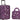 Fashion Soft-side Upright Luggage Set, Purple Pearl, 2-Piece 14" 19" - Lily Bloom