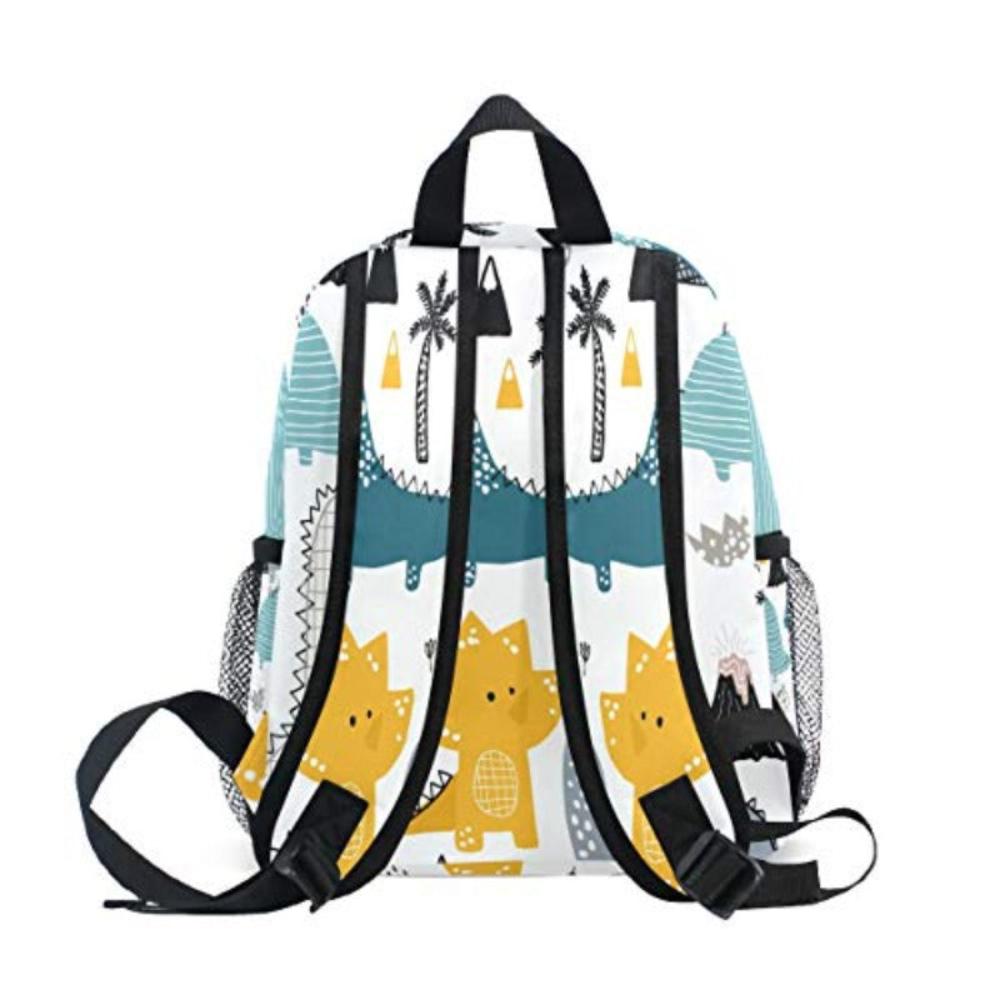 Toddler Backpack Dinosaur Schoolbag Girls Preschool Nursery Travel Bag with Chest Clip - Lily Bloom