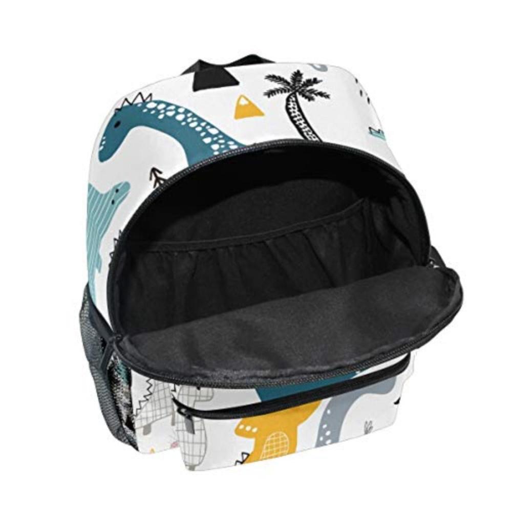 Toddler Backpack Dinosaur Schoolbag Girls Preschool Nursery Travel Bag with Chest Clip - Lily Bloom