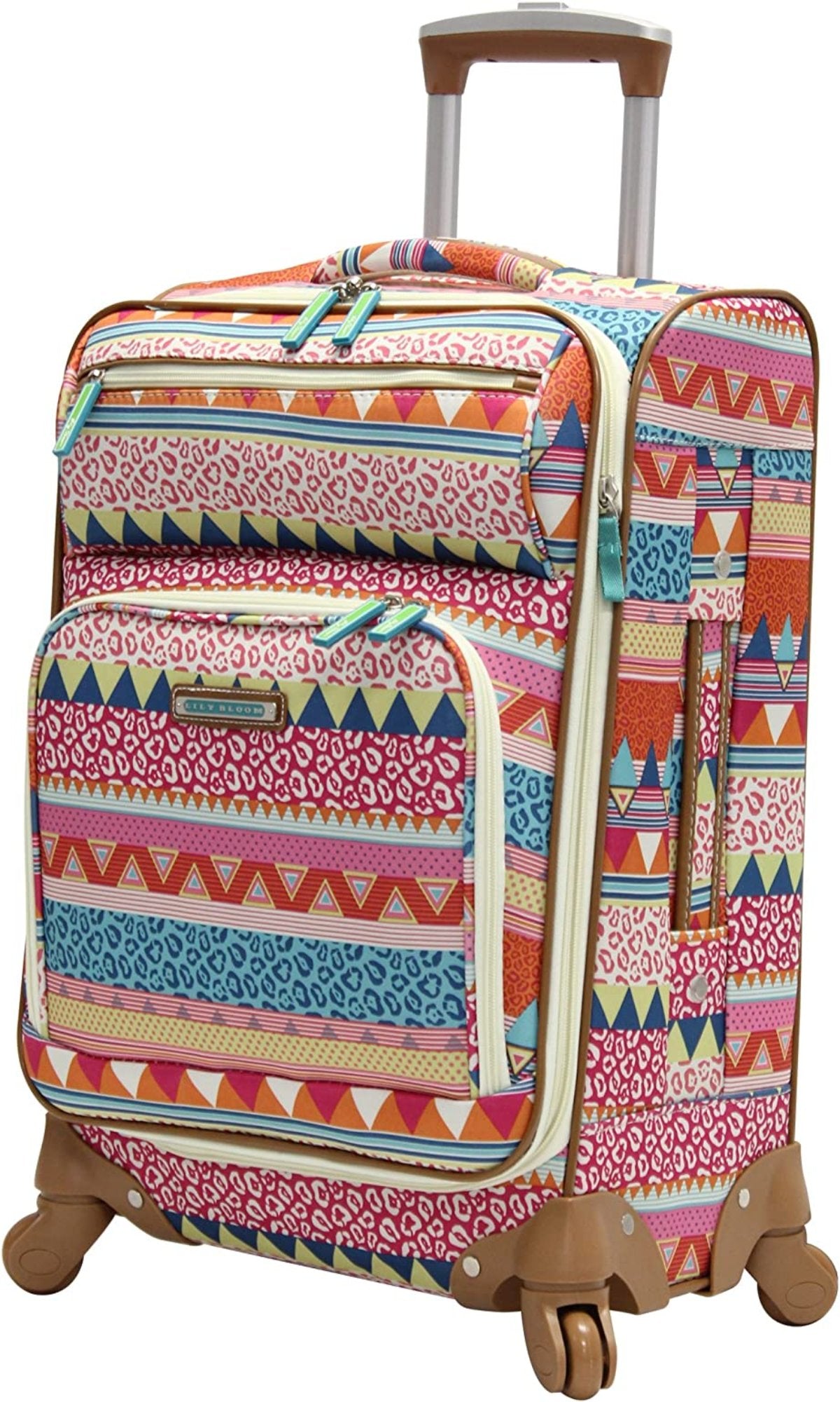 Luggage Carry On Expandable Design Pattern Suitcase With Spinner Wheels 20in - Lily Bloom Store