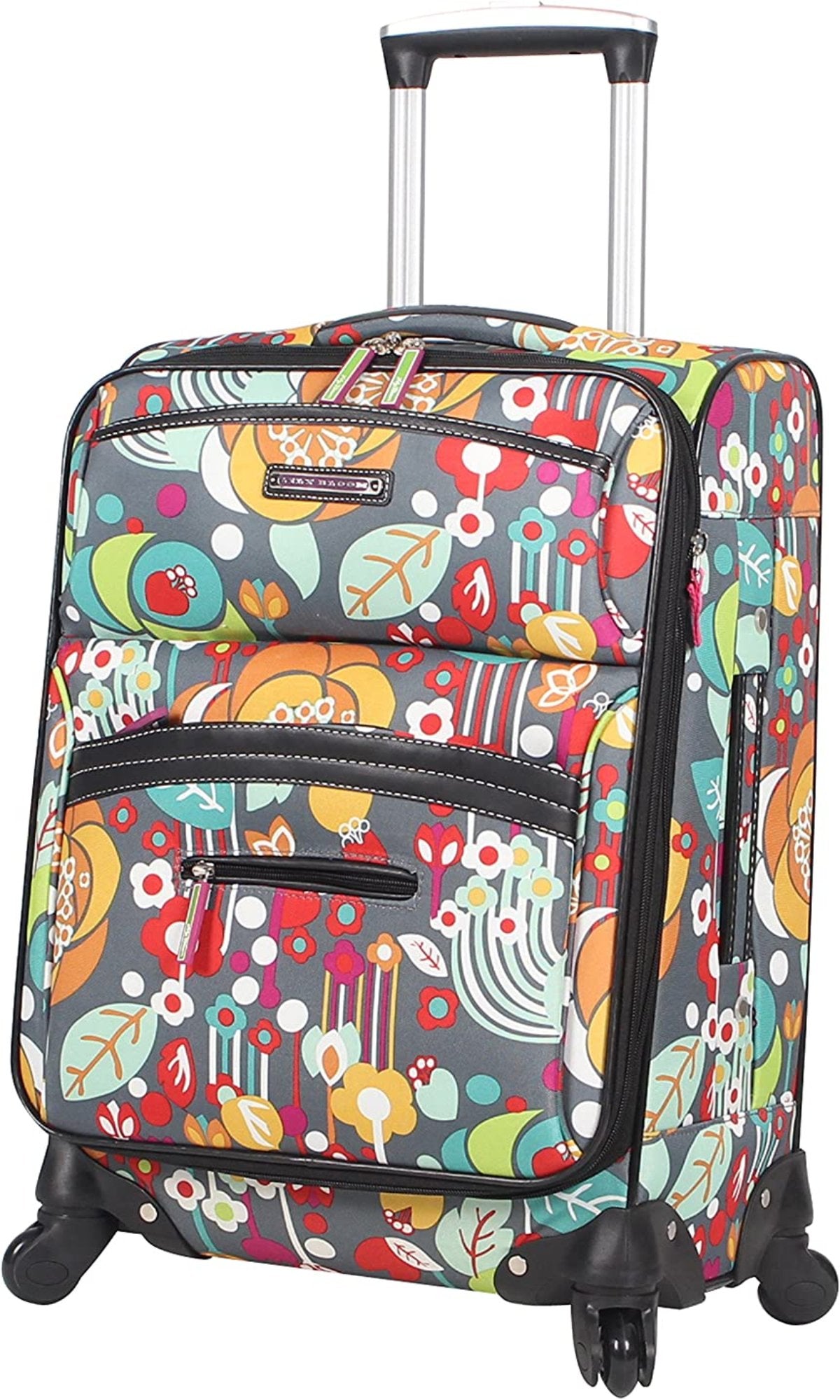 Luggage Carry On Expandable Design Pattern Suitcase With Spinner Wheels 20in - Lily Bloom Store