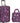 Fashion Soft-side Upright Luggage 2-Piece 14" and 19" Set - Lily Bloom