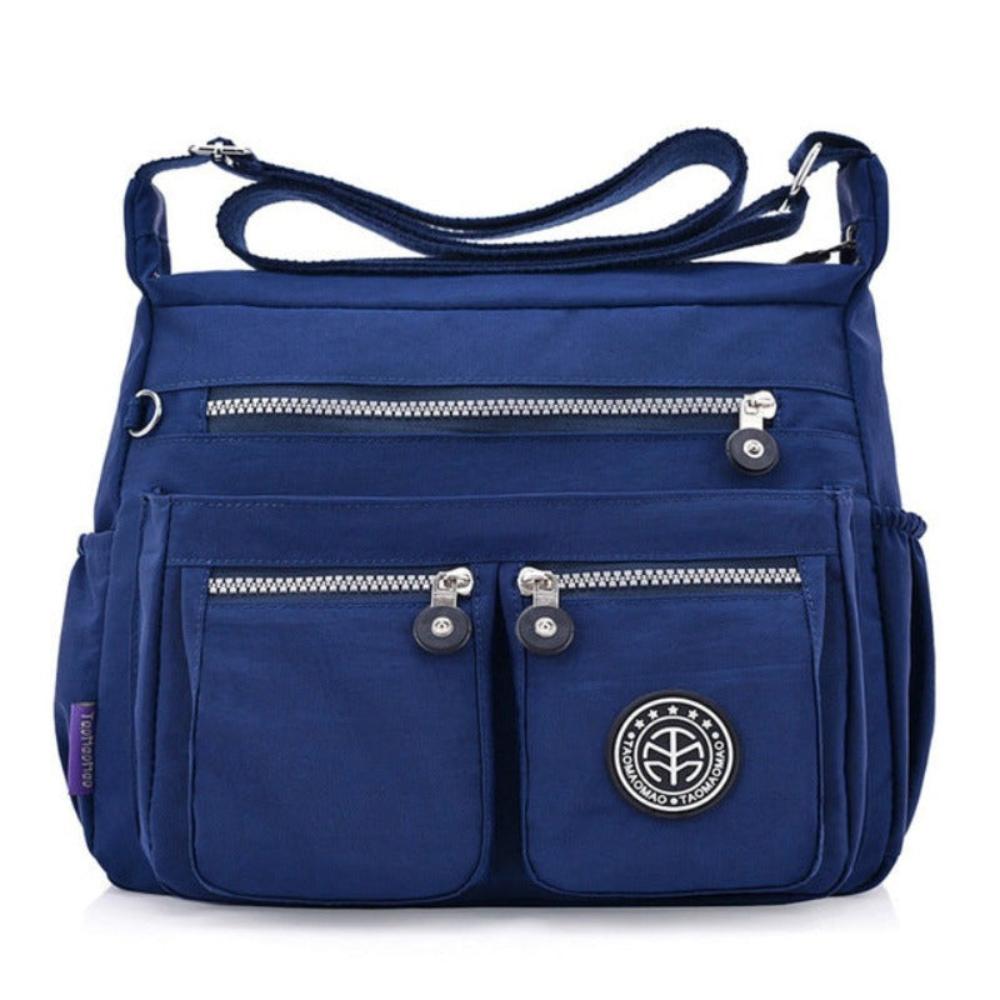 Fashionable Nylon Shoulder Bag with Multiple Pockets | Lily Bloom