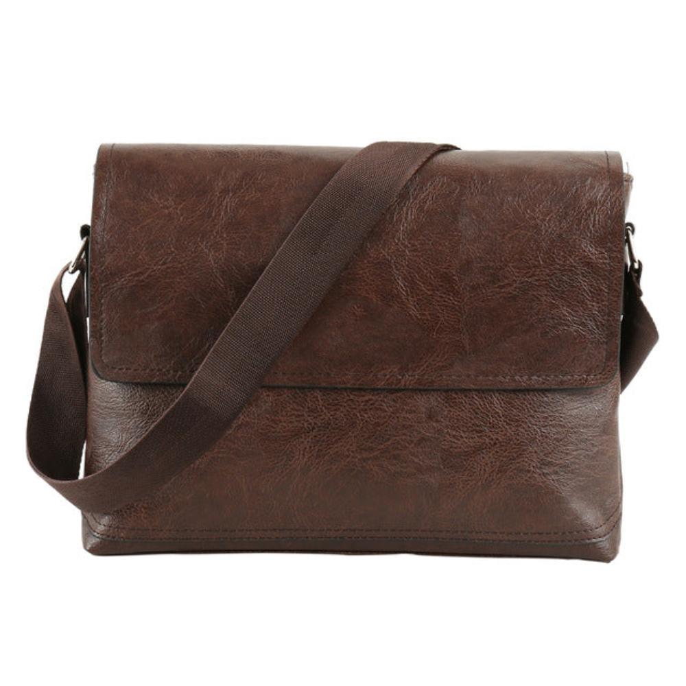 Leather Messenger Casual Business Vintage Cross-body Handbag - Lily Bloom