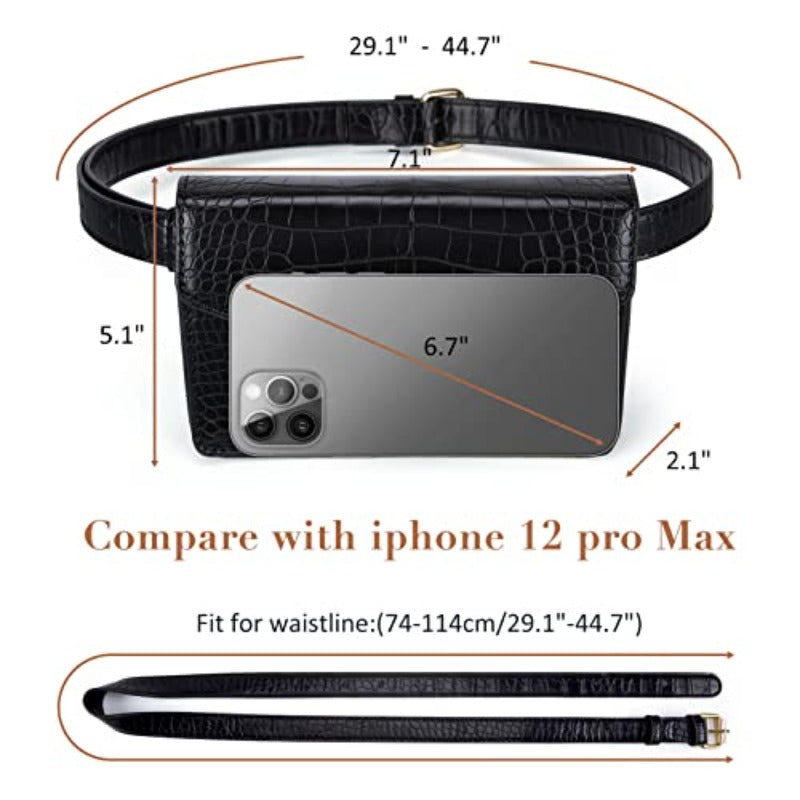 Leather Waist Belt Pouch | Lily Bloom
