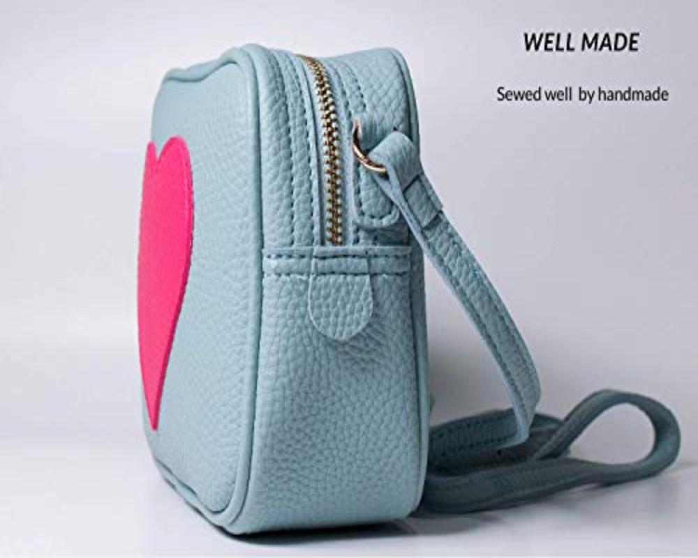 Lightweight Small Crossbody Purse Bag Leather Tassel Adjustable Straps Design in Italy - Lily Bloom