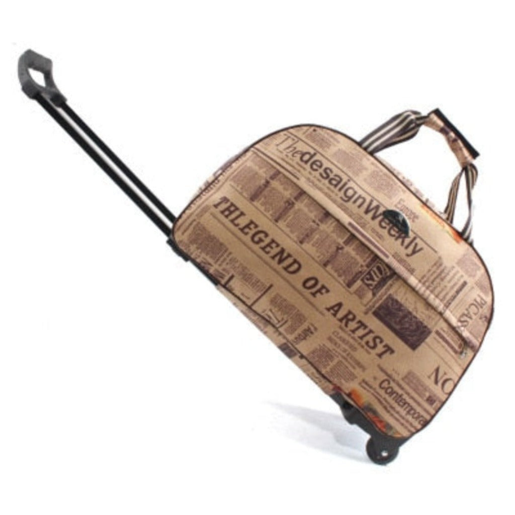Luggage Bag Travel Duffle Trolley bag Rolling Suitcase Trolley Travel Bags  With Wheel Carry On Bag - Lily Bloom