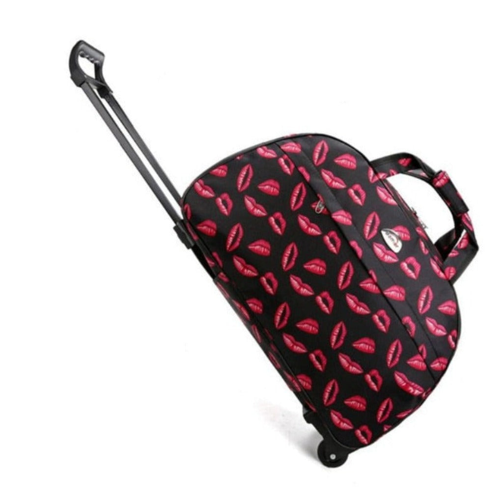Luggage Bag Travel Duffle Trolley bag Rolling Suitcase Trolley Travel Bags  With Wheel Carry On Bag - Lily Bloom