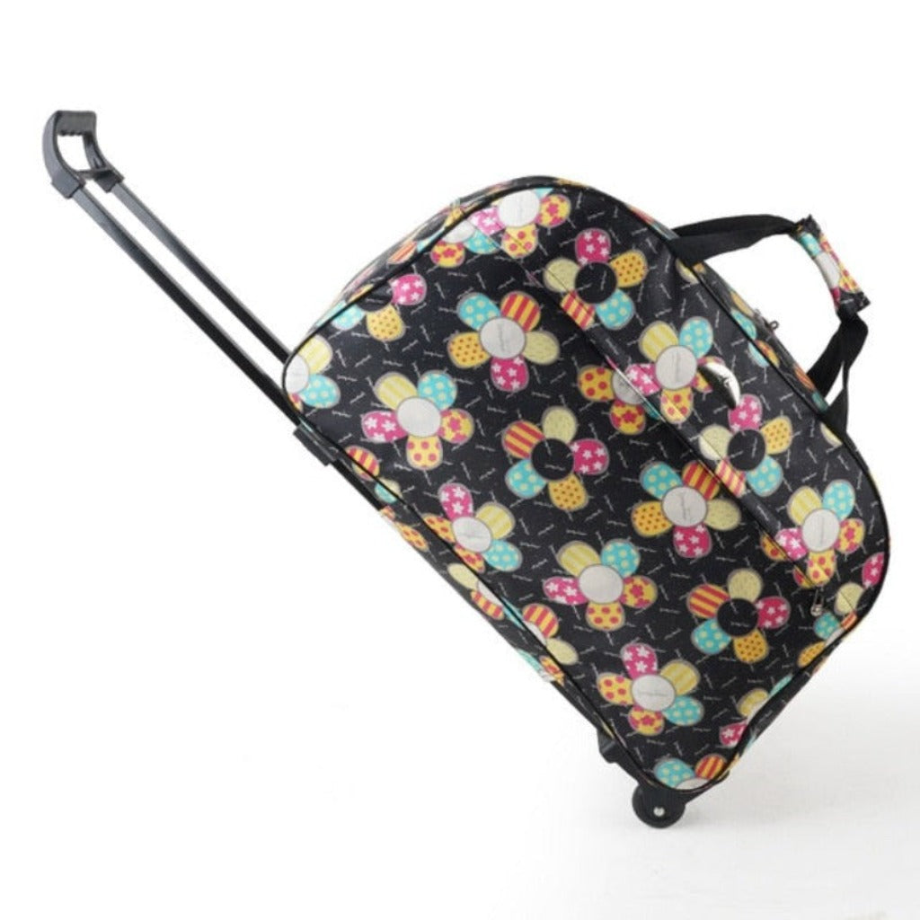 Luggage Bag Travel Duffle Trolley bag Rolling Suitcase Trolley Travel Bags  With Wheel Carry On Bag - Lily Bloom