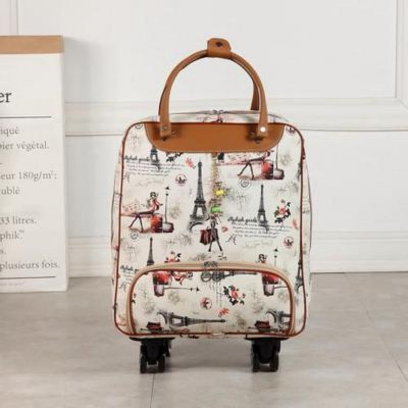 Waterproof High Capacity Travel Bag Thick Style Rolling Suitcase Trolley Luggage  Trip Suitcase With Wheels - Lily Bloom