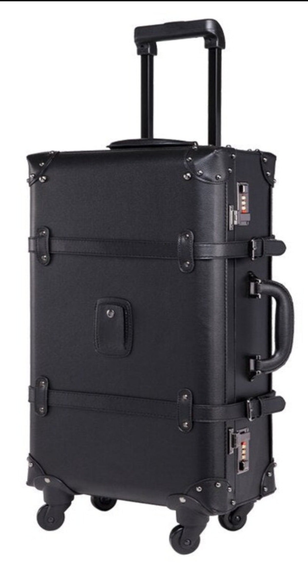Retro Design High Grade 20/24 Inches Strong And Sturdy Trolley Boarding Suitcase Travel Waterproof Rolling  Luggage Spinner Box - Lily Bloom