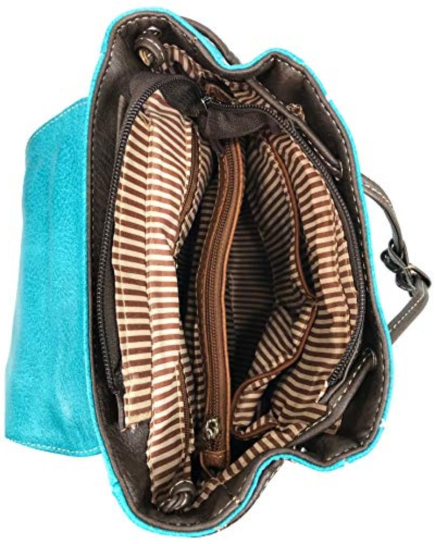 carry on mini backpack Buckle Drawstring Conceal Carry Mini Backpack with Floral Embroidery