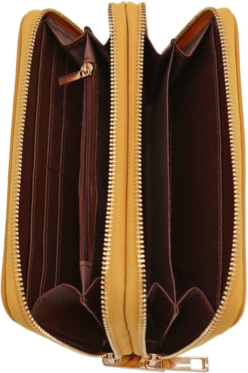 Double Zip Around Wristlet Wallet - Lily Bloom