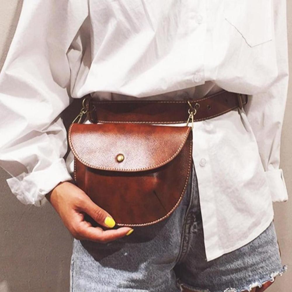 Leather Belt Bag Pack Luxury Brand Waist Pack - Lily Bloom