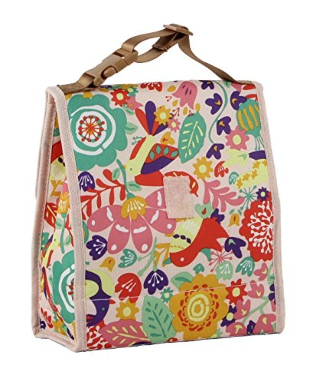 Lily Bloom Fold - over Insulated Lunch Portable Cooler Bag - Lily Bloom