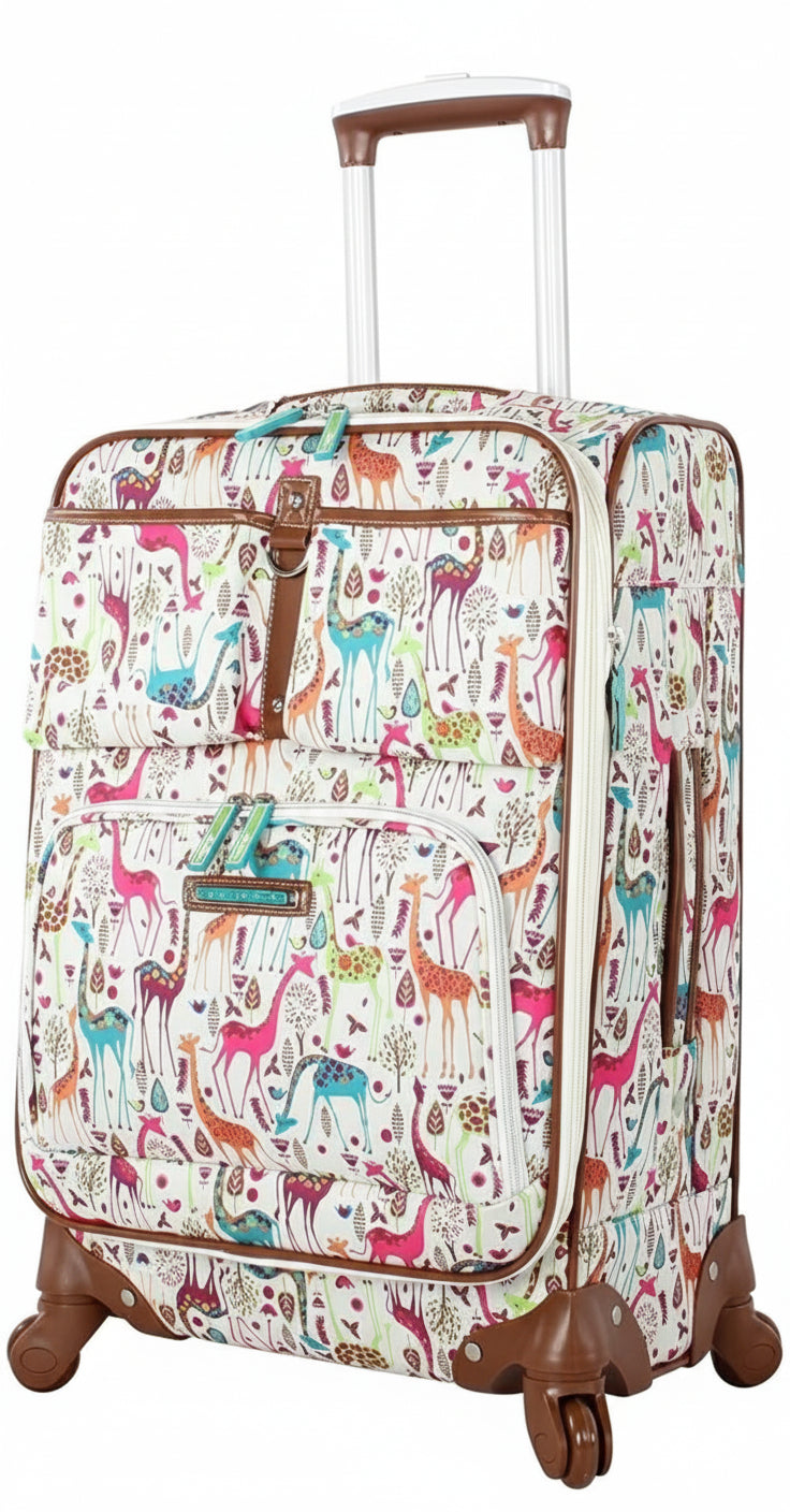 Luggage Carry On Expandable Design Suitcase With Spinner Wheels 20in - Lily Bloom
