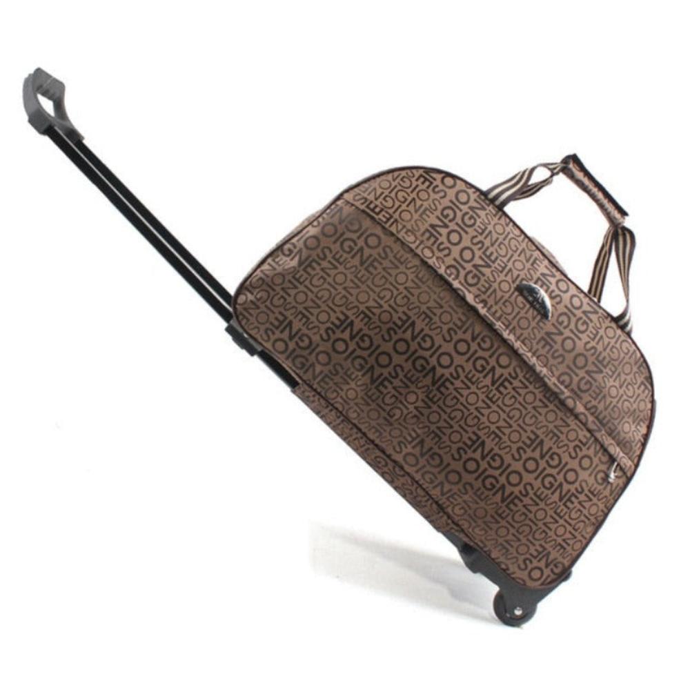 Luggage Duffel Rolling Travel Trolley Wheel Carry On Suitcase - Lily Bloom