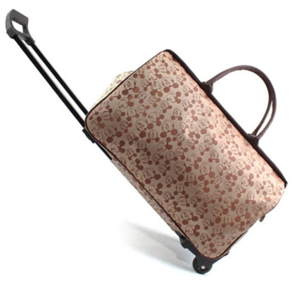 Luggage Trolley Travel Rolling Carry on Suitcase Bag With Wheels - Lily Bloom