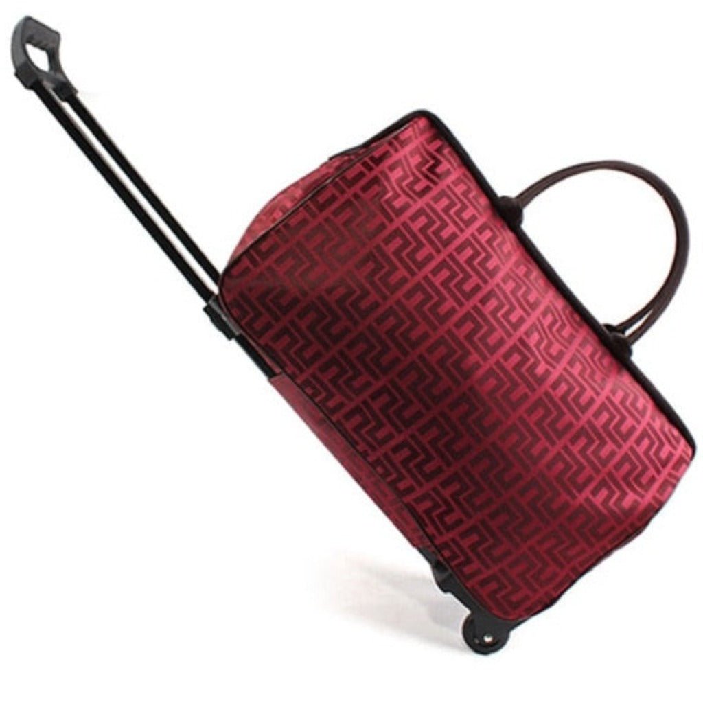 Luggage Trolley Travel Rolling Carry on Suitcase Bag With Wheels - Lily Bloom