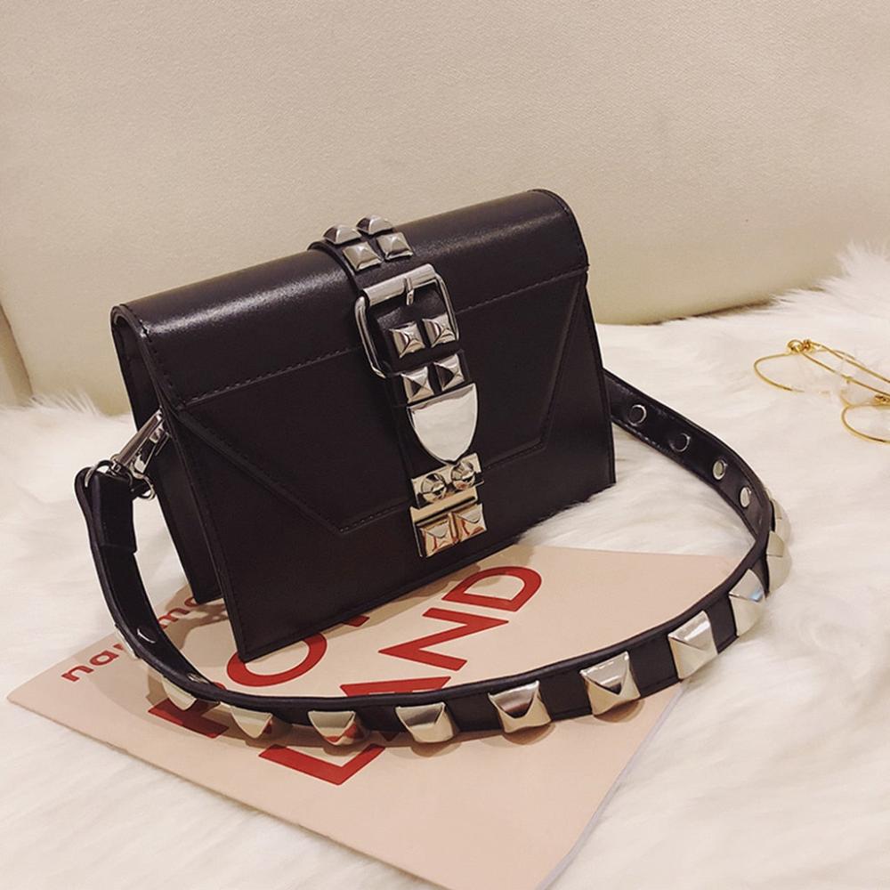 Luxury Leather Shoulder Handbag Flap Crossbody Messenger - Lily Bloom