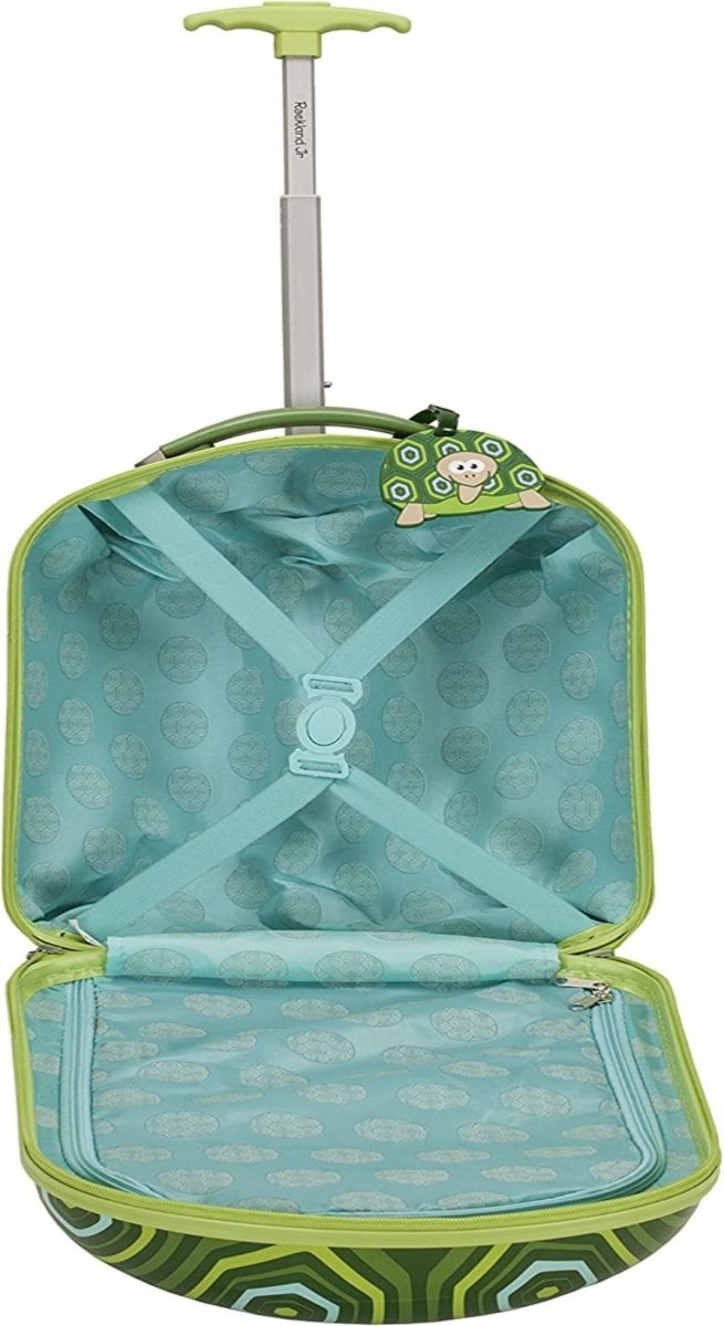 My First Hard - side Spinner Luggage, Turtle, Carry - On 19 - Inch - Lily Bloom