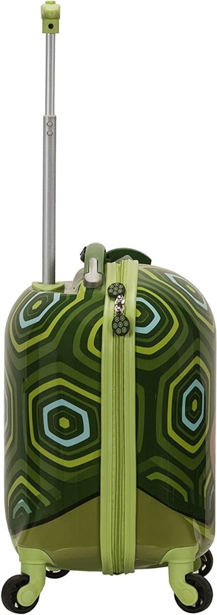 My First Hard - side Spinner Luggage, Turtle, Carry - On 19 - Inch - Lily Bloom