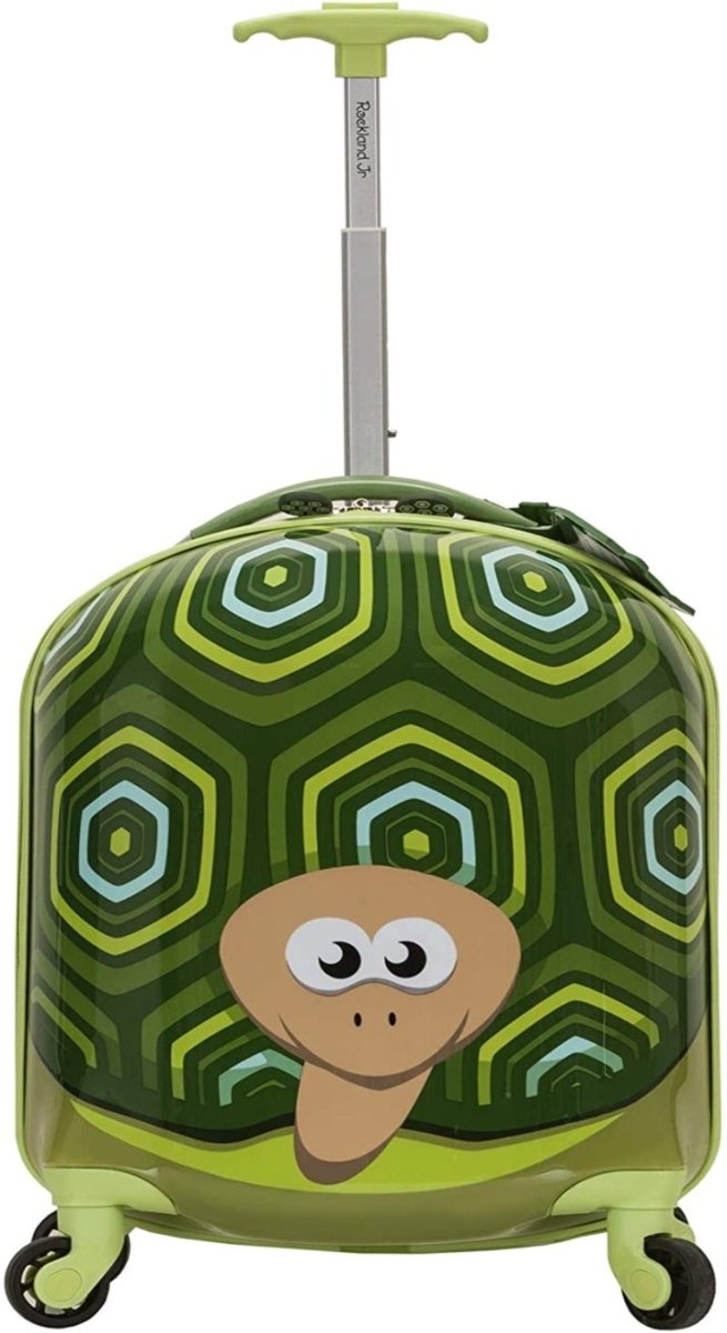 My First Hard - side Spinner Luggage, Turtle, Carry - On 19 - Inch - Lily Bloom