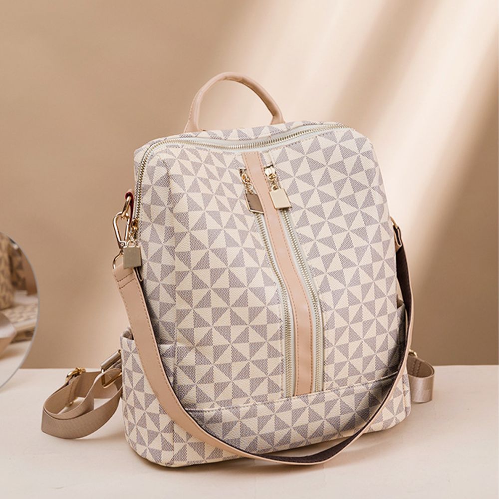 Purse Designer Satchel Leather Travel Anti Theft Shoulder Backpack Set - Lily Bloom