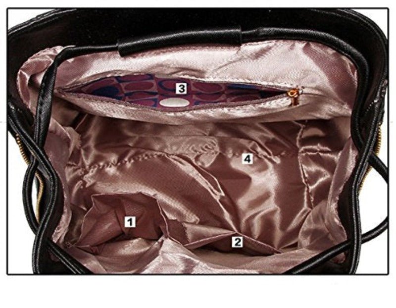 Small Backpack Purse Leather Shoulder Bag - Lily Bloom