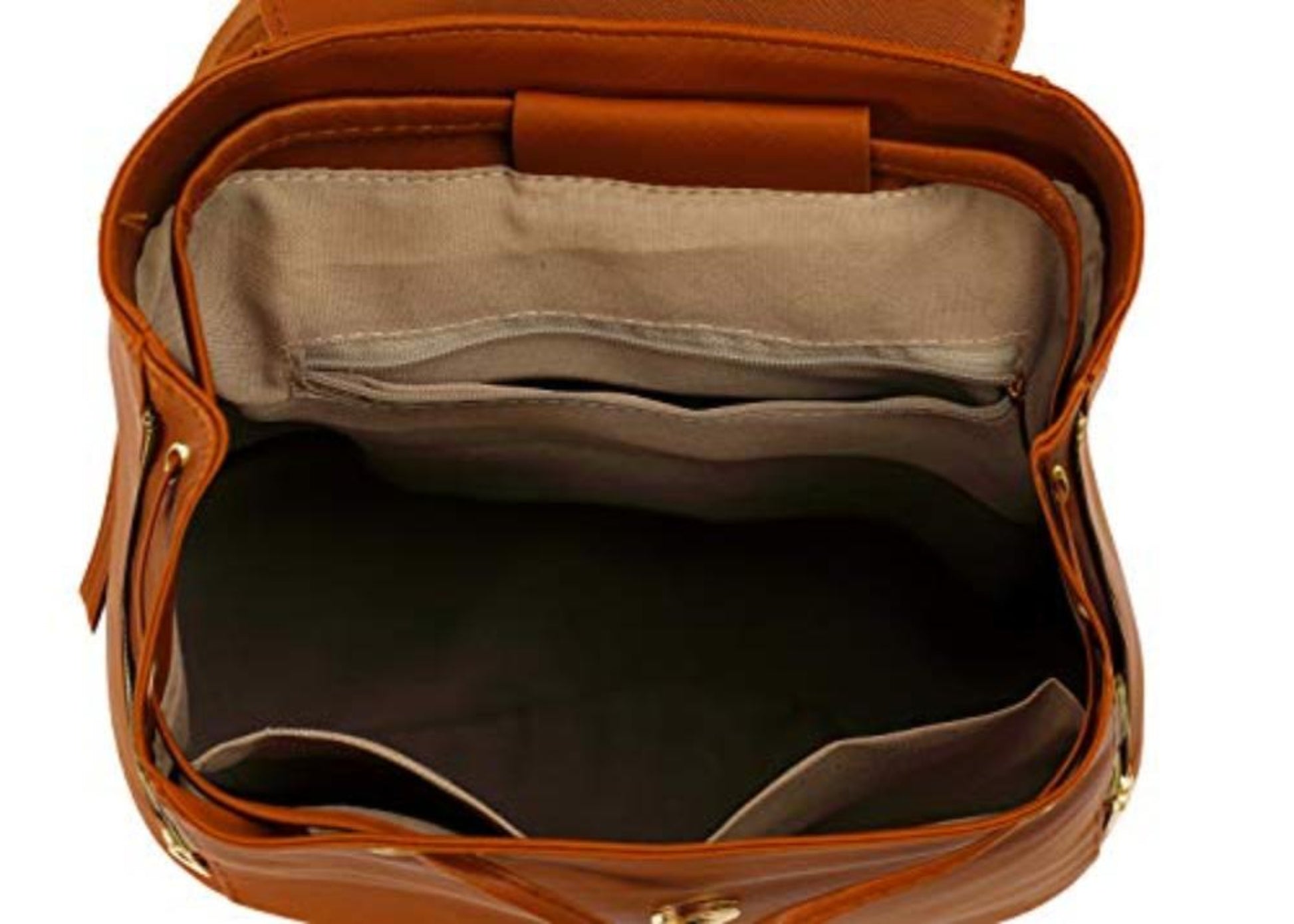 Small PU Leather Backpack Purse – Convertible Daypack