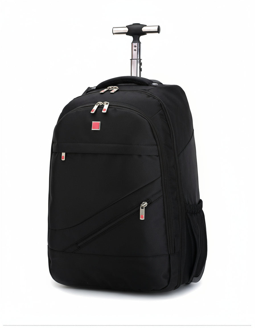Rolling Wheeled Travel Backpack-Waterproof Carry-On Ready