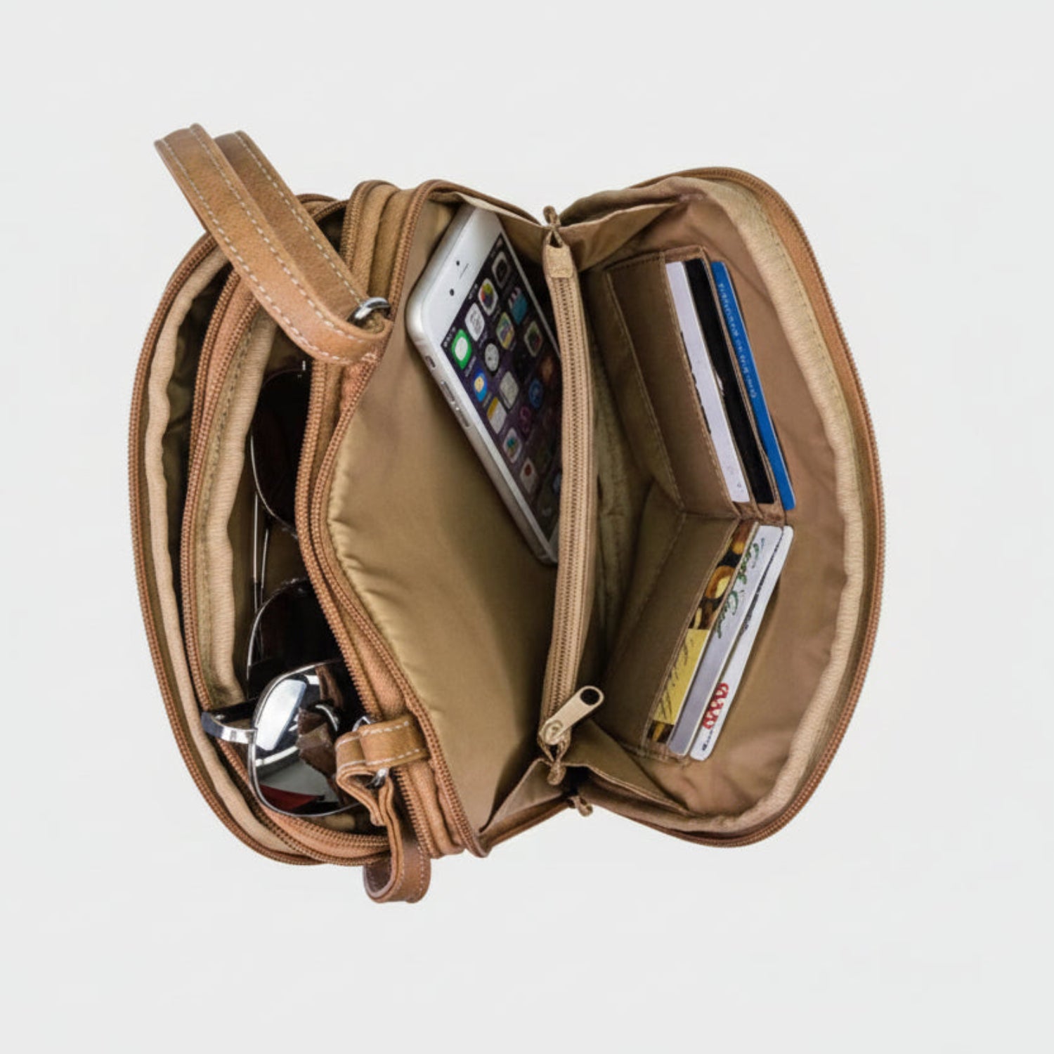 Triple Compartment Crossbody Bag - Lily Bloom – Lily Bloom Store