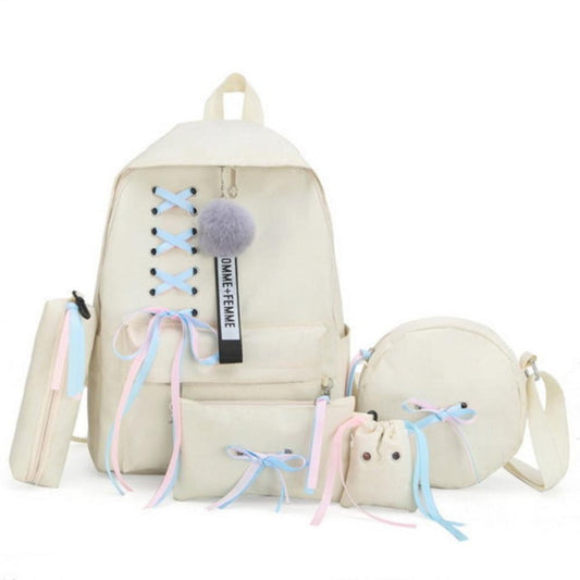 Litthing 4Pcs/set School Backpacks Schoolbag For Teenagers Girls Student Book Bag - Lily Bloom
