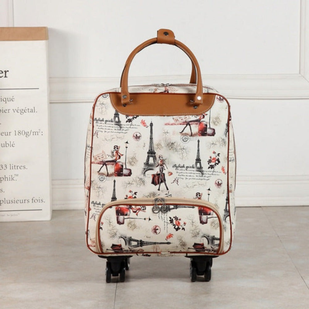Waterproof High Capacity Travel Bag Thick Style Rolling Suitcase Trolley Luggage  Trip Suitcase With Wheels - Lily Bloom