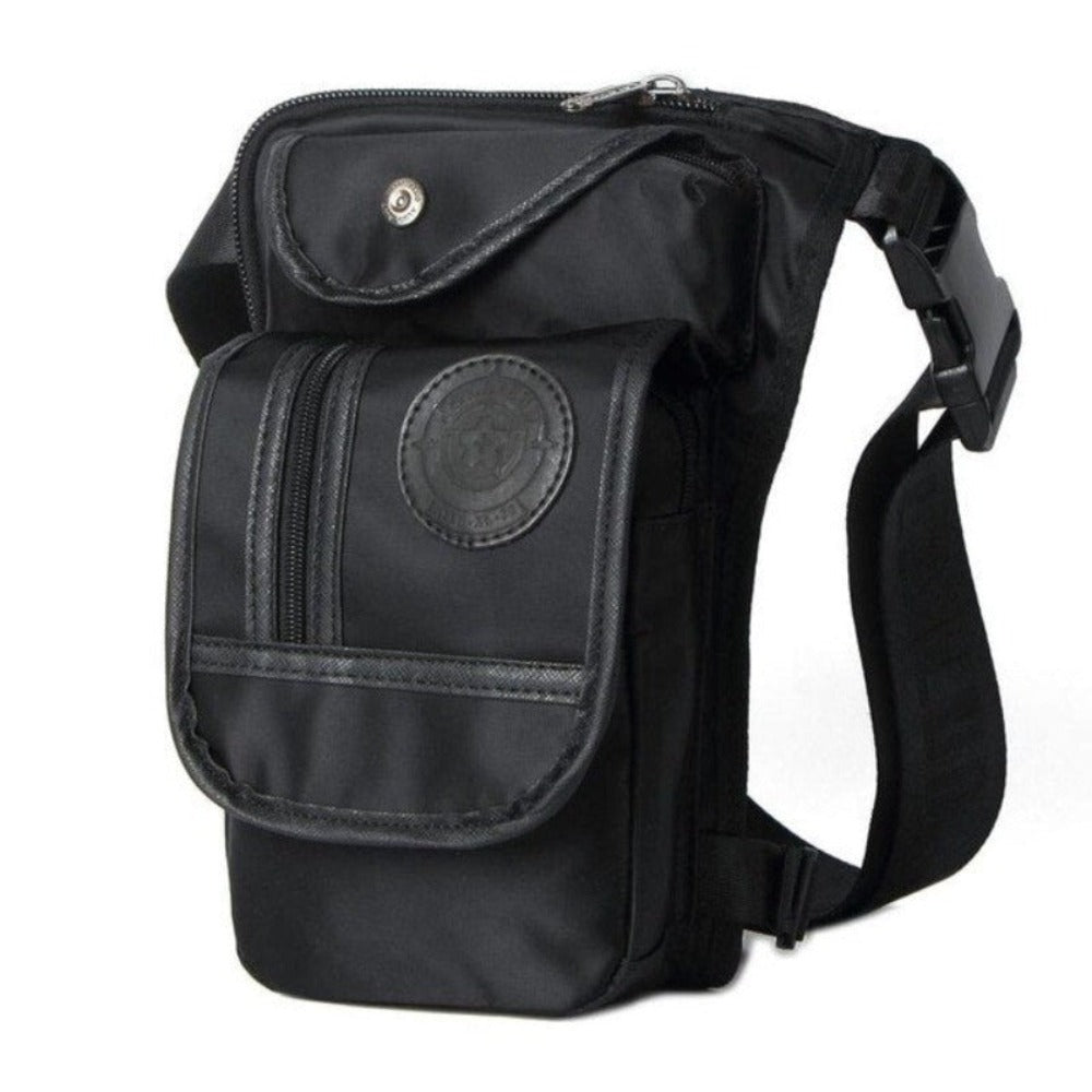 Men Waterproof Nylon Drop Leg Bag Fanny Waist Pack Thigh Belt Hip Bum Military Tactical Motorcycle Riding Multi purpose Pouch - Lily Bloom