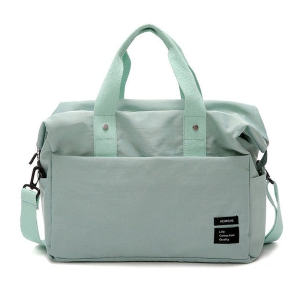 Travel Bag Canvas High Capacity Waterproof High Quality Multiple Pockets Cubes Luggage Duffle Bag - Lily Bloom