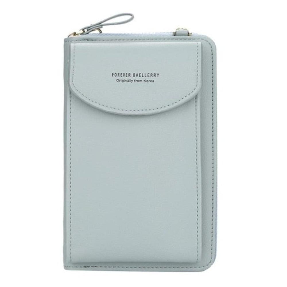 Leather Clutch Luxury Long Wrist-let Wallet Coin Purse Card Holder - Lily Bloom